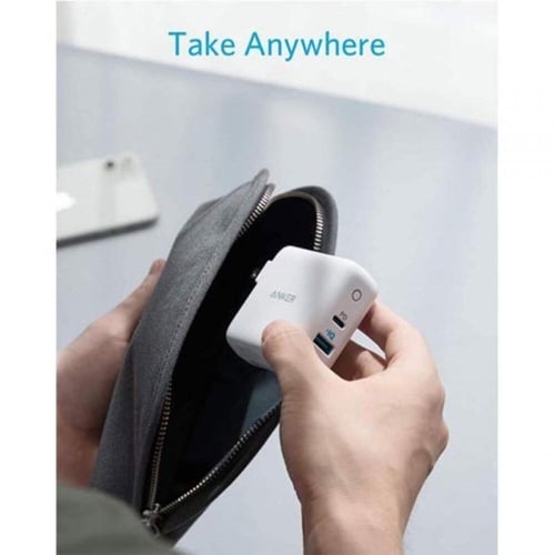 شاحن جداري انكر باور بورت بقوة 35 واط بمنفذين Type...