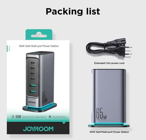 منصة شحن ، قاعدة شحن سريع مكتبية بعدة مداخل تايب س...