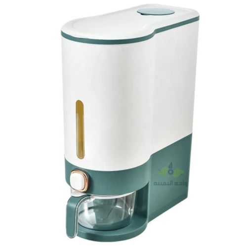 حافظة و موزع الأرز والحبوب متعدد الاستخدام - 10 كي...