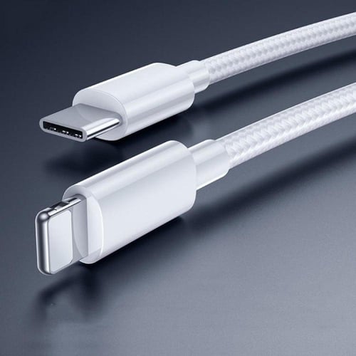 جيروم كيبل شحن PD ايفون الى تايب سي شحن سريع نايلو...