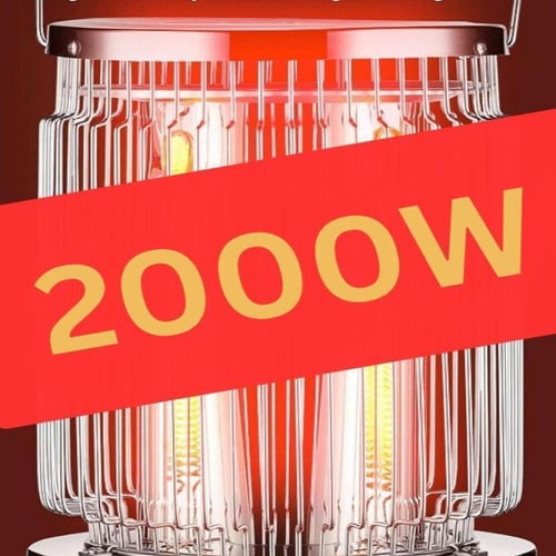 دفاية كهربائية بنقشة كلاسيكية ، تدفئة 360 درجة، بق...