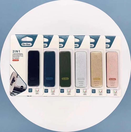 مسكة مغناطيسي 2 في 1 بقبضة للاصبع للهواتف والأجهزة...