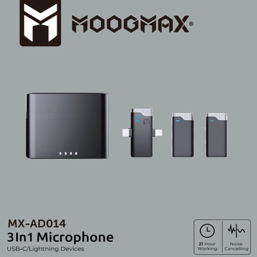 ميكروفون moogmax لاسلكي , مايك ايفون ايباد اندرويد...