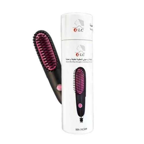 مشط حراري فرشاة فرد الشعر بحجم صغير , خفيفة وعملية...