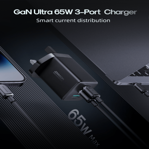 شاحن جيروم TCG01 السريع 65W مع كابل تايب سي إلى تا...