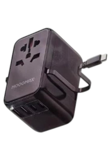 فيش السفر العالمي من موج ماكس بقوة 85 واط مع سلك س...