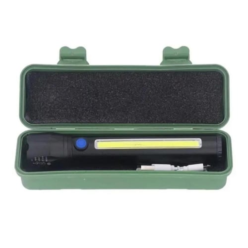 مصباح LED يدوي كشاف صغير يحمل باليد بتقنية COB مزو...