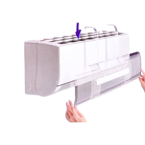 عاكس هواء مكيفات سبيلت بتصميم شفاف مع ثقوب يمنع ال...