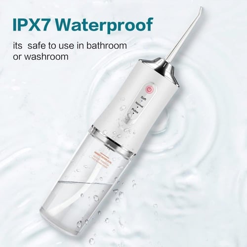 1+1 جهاز خيط أسنان مائي قطعتين جهاز تنظيف الاسنان...