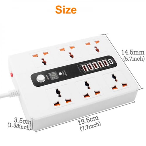 توصيلة ذكية 6 منافذ من NOXON بمدخل PD