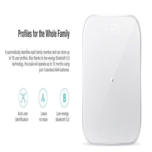 ميزان شاومي Mi Smart Scale 2 الذكي - أبيض