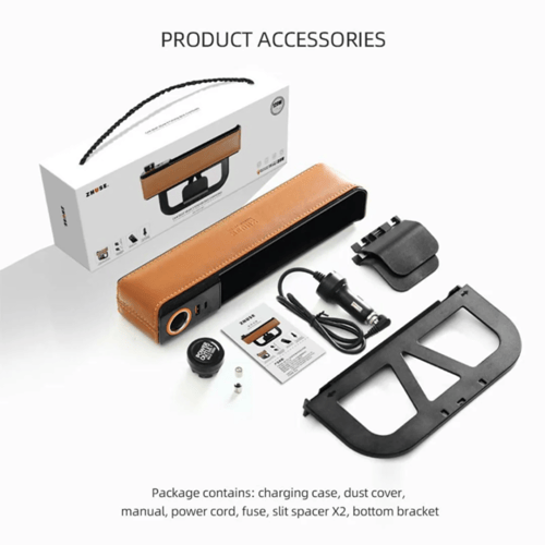 منظم الاغراض للسيارة من Zhuse مع منفذ شحن (يدعم QC...