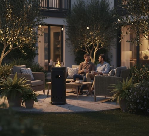 دفاية غاز بطول 1.04 متر وقوة 9KW للجلسات الخارجية...