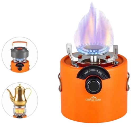 دافور موقد و دفاية غاز متنقلة حجم صغير CAMPING FAM...
