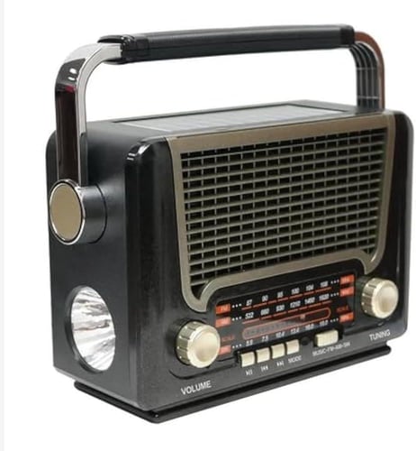 راديو زمان يعمل بالطاقة الشمسية يدعم البلوتوث و US...