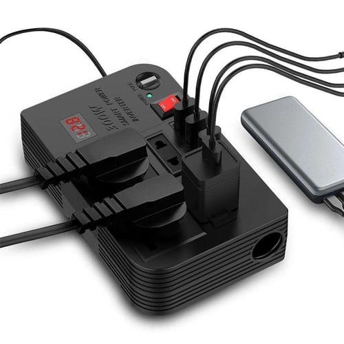 توصيلة للسيارة مدخل الولاعة محول طاقة للسيارة 12 ف...