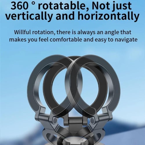حامل جوال مغناطيسي 360 درجة قابل لتثبيت في اي مكان...