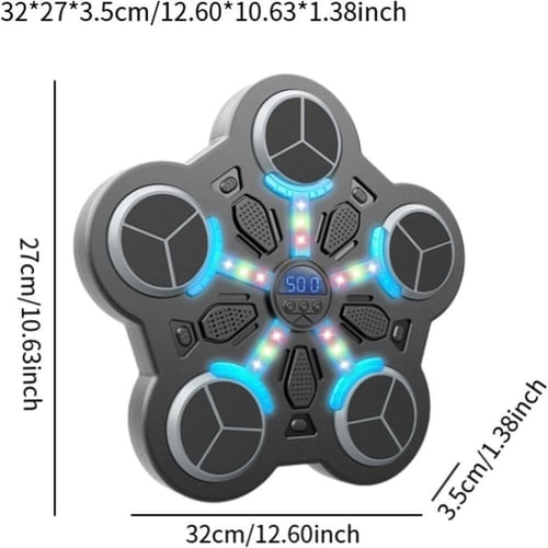 آلة الملاكمة الذكية المثبتة على الحائط مع القفازات...