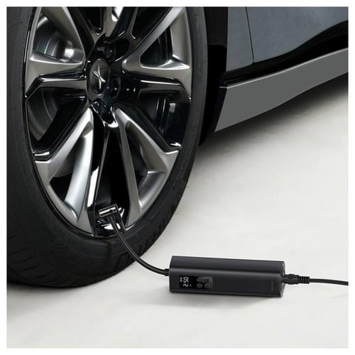 منفاخ كهربائي للسيارة محمول ذكي مع اضاءة LED ماركة...