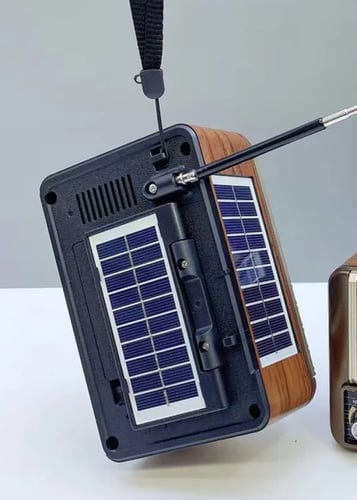 راديو زمان بتصميم كلاسيكي يدعم البلوتوث والشحن بال...