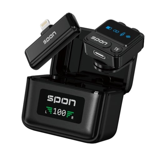 مايك للمقابلات مدخل تايب سي ومدخل ايفون ميكرفون وا...