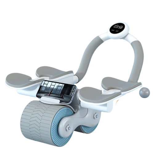 جهاز تمارين البطن المزدوجة مع مسند تثبيت لليد ومؤق...