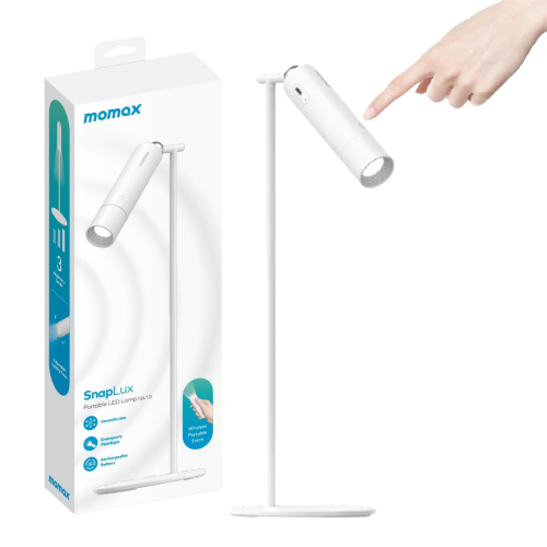 مصباح MOMAX SnapLUX LED المحمول (QL12) – إضاءة لاس...