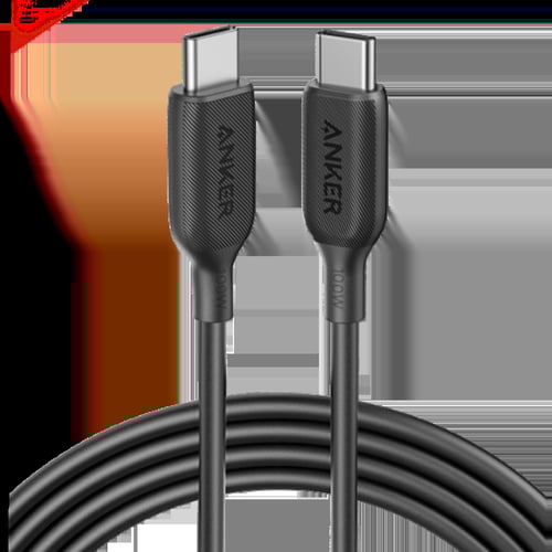 انكر كيبل قماش شحن ومزامنة 90 cm ، توصيل يو اس بي...