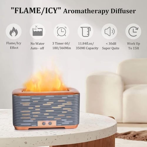 فواحة عطرية بتاثير اضاءة اللهب المميز من دي ال سي...