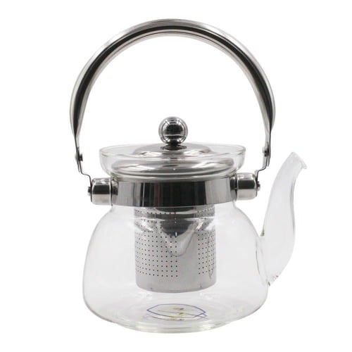 أبريق شاي زجاجي مقاوم للحرارة - 600 مل - 56101