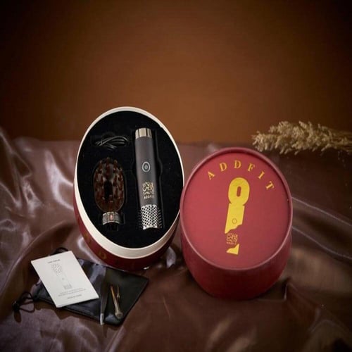 مبخرة الشعر الكترونية مشط تحتوي على رأسين للشعر وا...