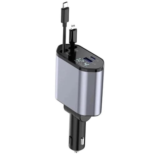 شاحن سيارة جيبل 120 واط PD منفذ USB- C ومنفذ USB م...