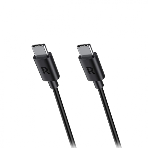 كيبل من راف باور Type-C إلى Type-C بقوة 60 واط بطو...