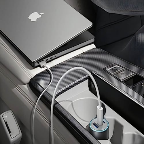 انكر شاحن سيارة بقوة 67 واط 3 منافذ مدخلين تايب سي...