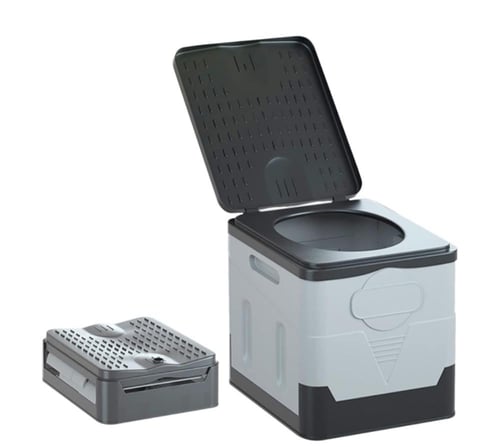 مرحاض الرحلات قابل للطي بحجم صغير بألوان مختلفة DL...