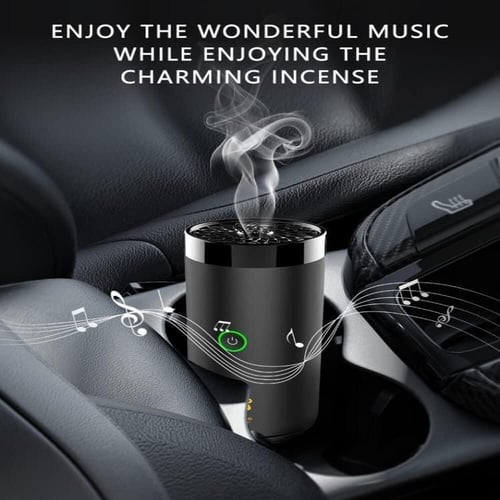 مبخرة الكترونية مع مكبر صوت - مبخرة ذكية قابلة للش...