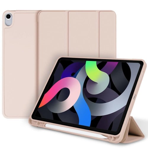 حافظة حماية سمارت كفر من الجلد لجهاز ايباد مع حامل...