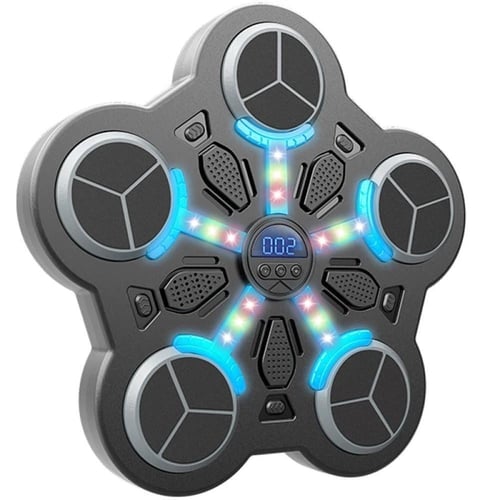 آلة الملاكمة الذكية المثبتة على الحائط مع القفازات...