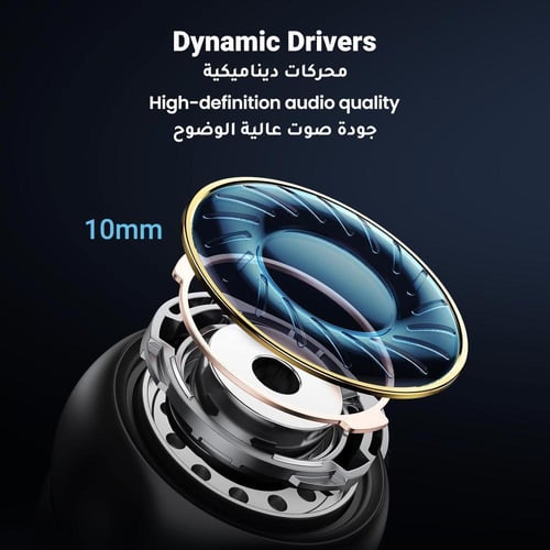 سماعة 1.2 m تايب سي يوجرين سماعة مع ميكروفون Type-...