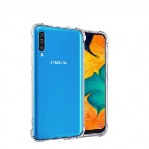 غطاء كفر حماية شفاف مدعم الزوايا لهاتف سامسونج جال...