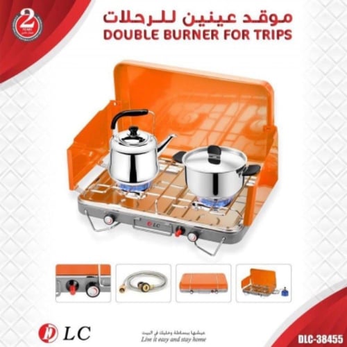 موقد تخييم مع شعلتين DLC-38455 من DLC