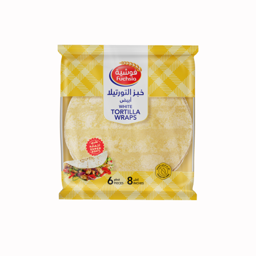 خبز التورتيلا أبيض