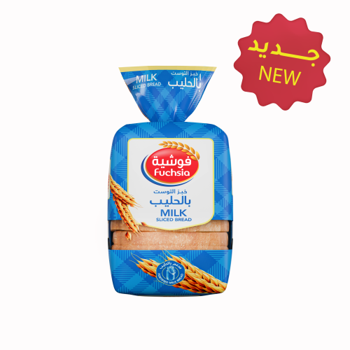 توست الحليب نصف ربطة