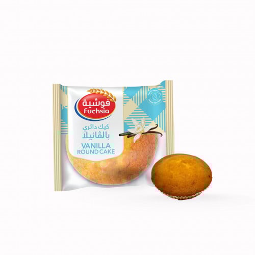 كيك دائري بالفانيلا (6 حبات)