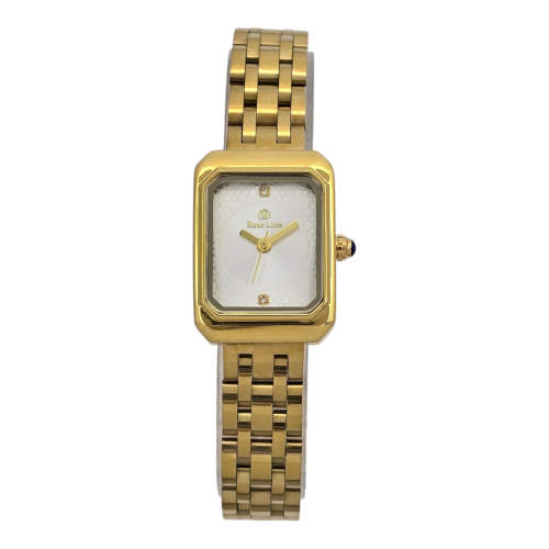 ساعة ذهبية راقية للنساء – تصميم لامع وفخم