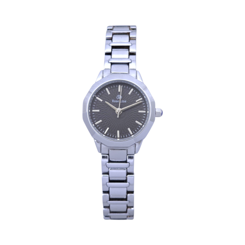 ساعة يد نسائية فضية أنيقة من الستانلس ستيل – مقاوم...