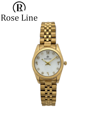 ساعه يد نسائية من روز لاين باللون الذهبي
