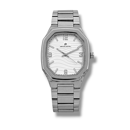 طقم هدايا رجالي فاخر مع الشماغ فضي كامل