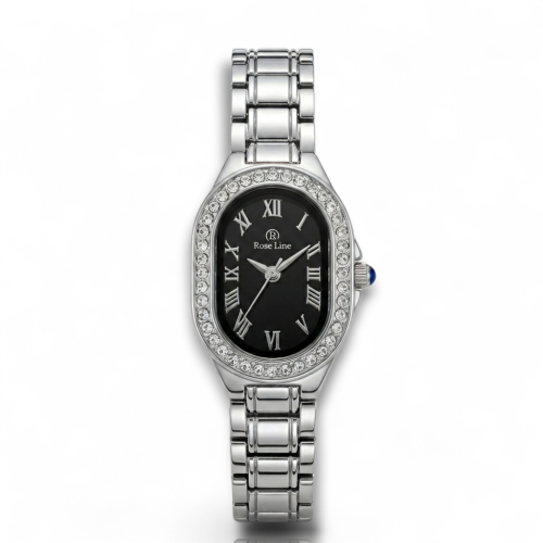 ساعة يد نسائية فضي راقية – تصميم أنيق، مقاومة للما...