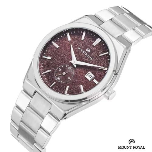 ساعه مونت رويال ساند ستورم بالمينا العنابي